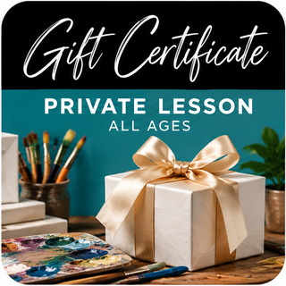 Private Art Lesson- All Ages Gift Certificate